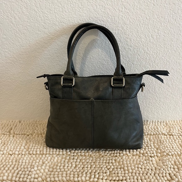 Great American Leather Works Gray Satchel - Picture 2 of 5